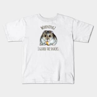 The snack guardian hamster Kids T-Shirt